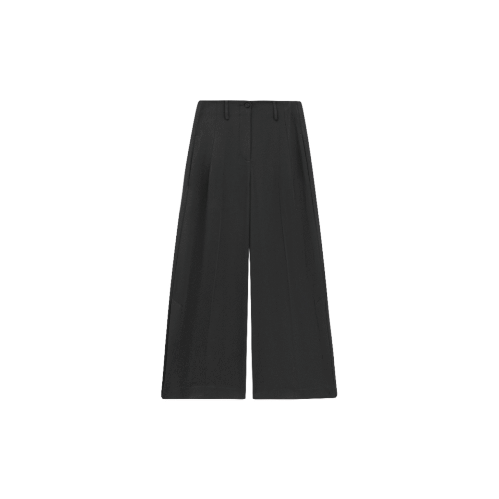 PANTALONE IN ACETATO CON SPACCO