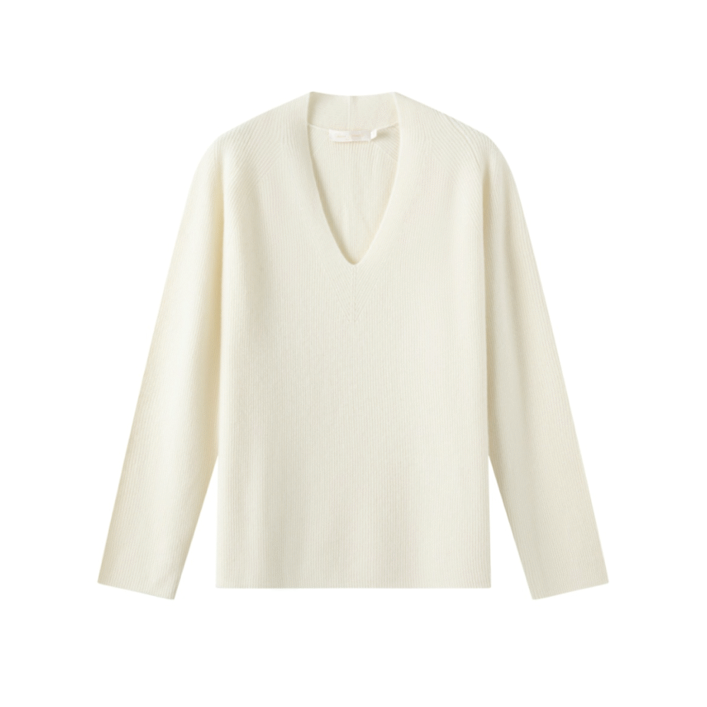 MAGLIA SCOLLO V IN CACHEMIRE