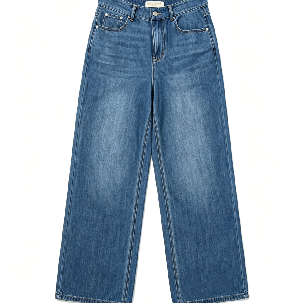 Jeans in denim morbido di cotone